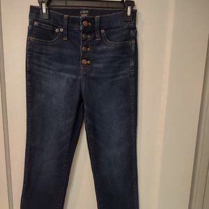 J Crew Button Front Jeans- Size 25